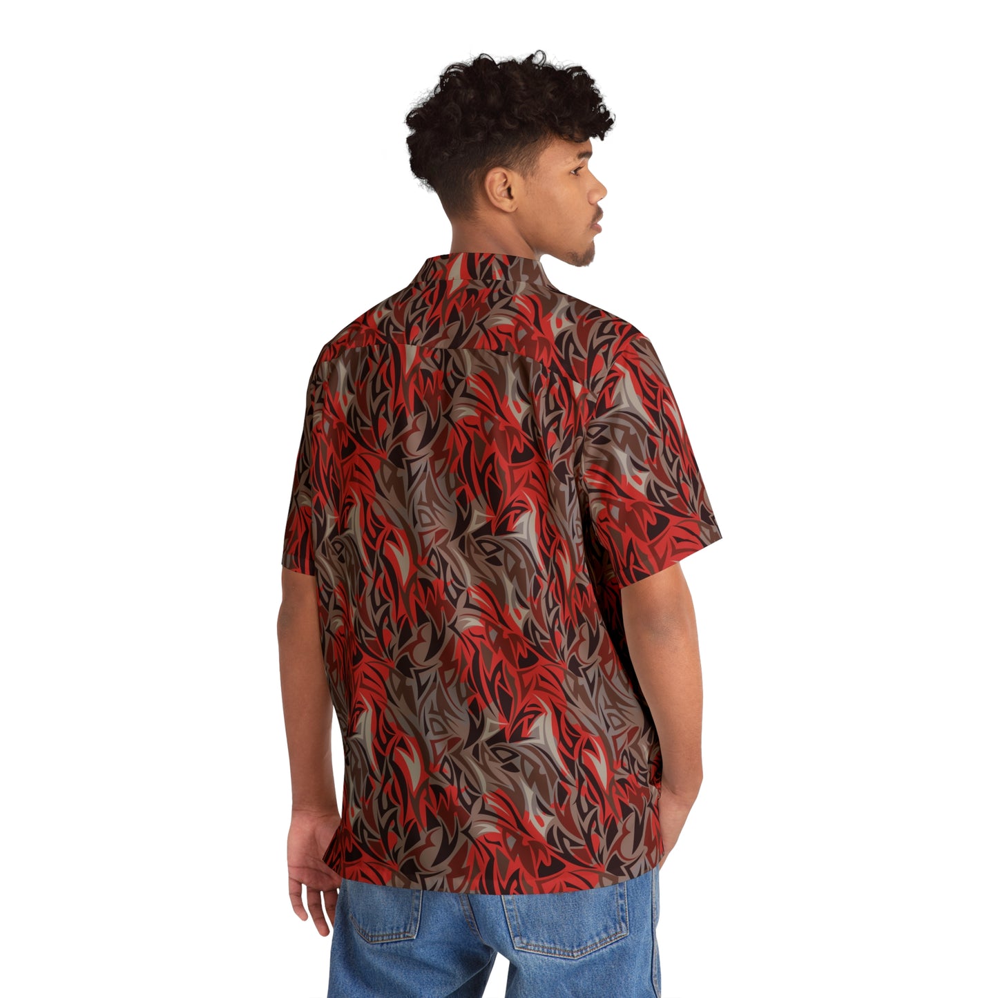 Maori Camo - Men's Hawaiian Shirt - Beach Vibe Summer Gear