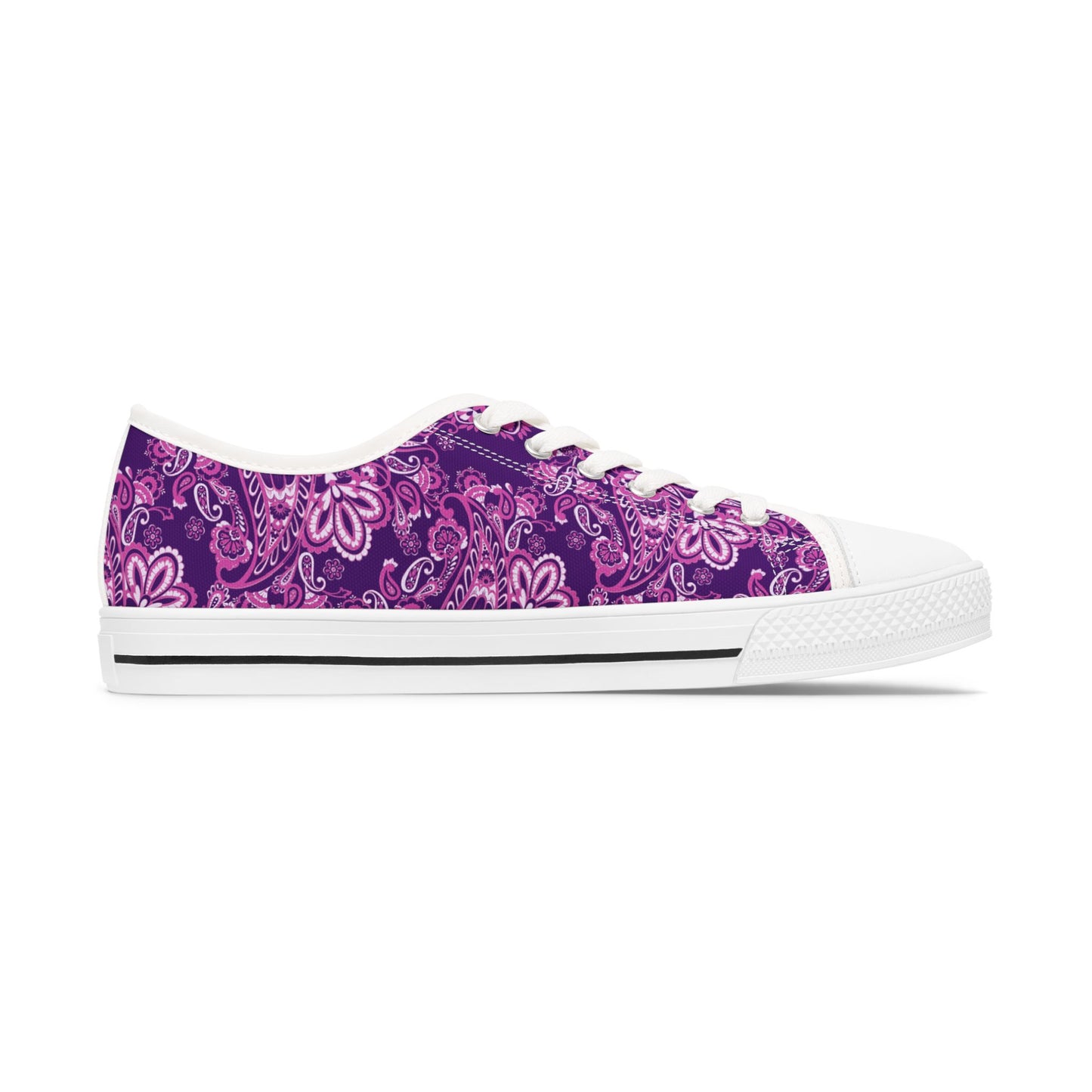 LILA PAISLEY - Niedrige Sneakers - ROTES BANDANA