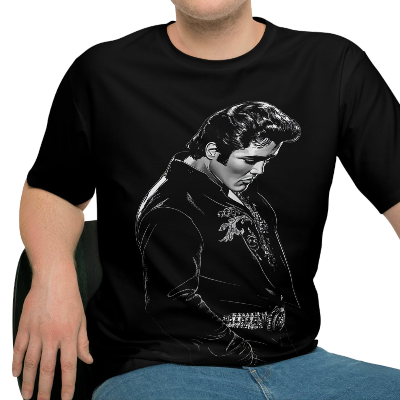 Elvis - T-Shirt mit Grafik für Fahrer