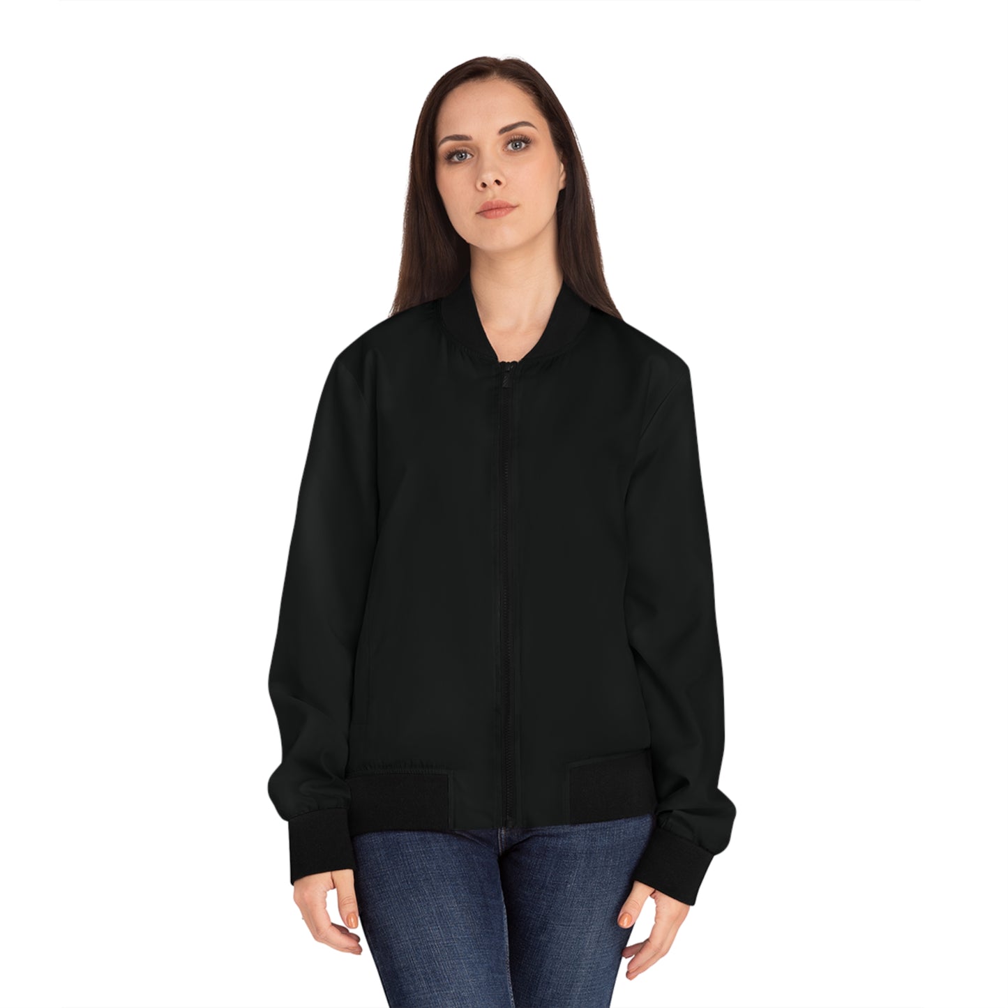 Angel Wings – Bomberjacke mit schickem Blumendesign für den Alltag