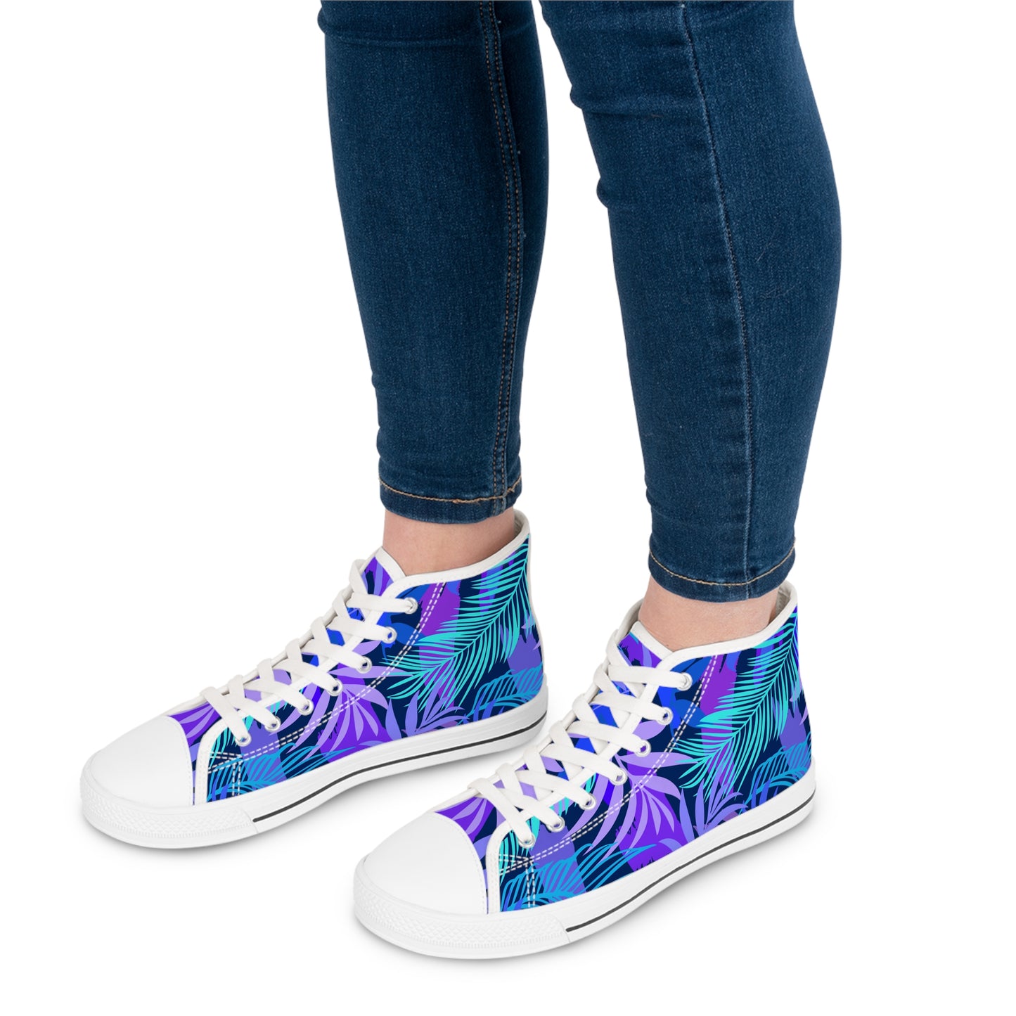 Tropical Trip High Top Sneakers für Damen – Stylisch & Fun