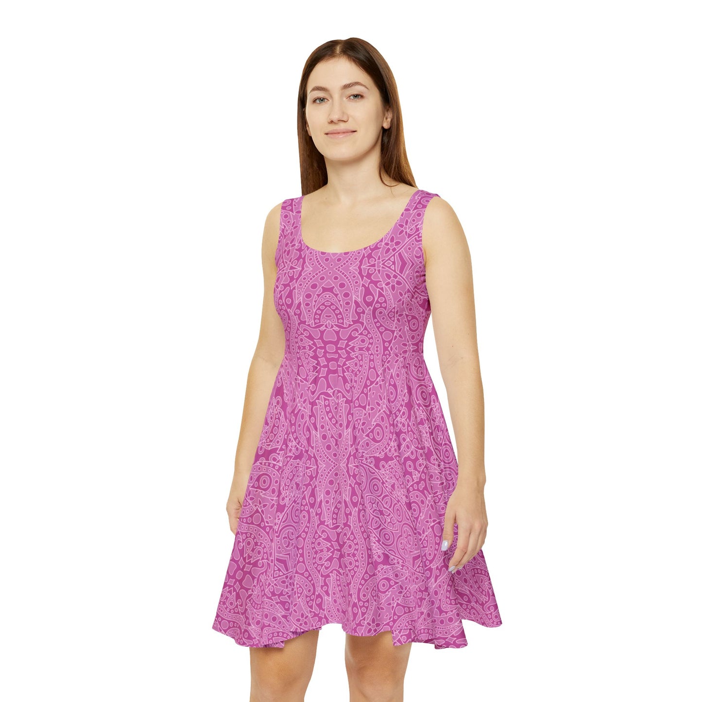 PINKY - Damenkleid - Perfekt für Frühlingsveranstaltungen und Freizeitkleidung