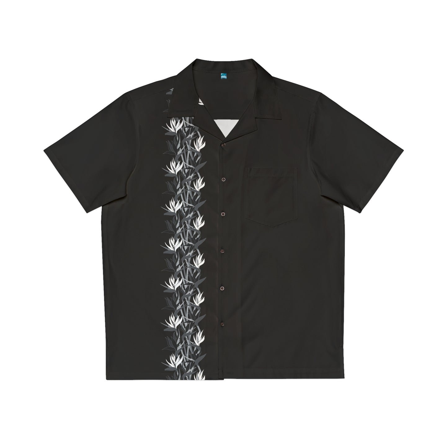 herbaceous plant of strelitzia - Men's Hawaiian Shirt - Beach Vibe Summer Gear