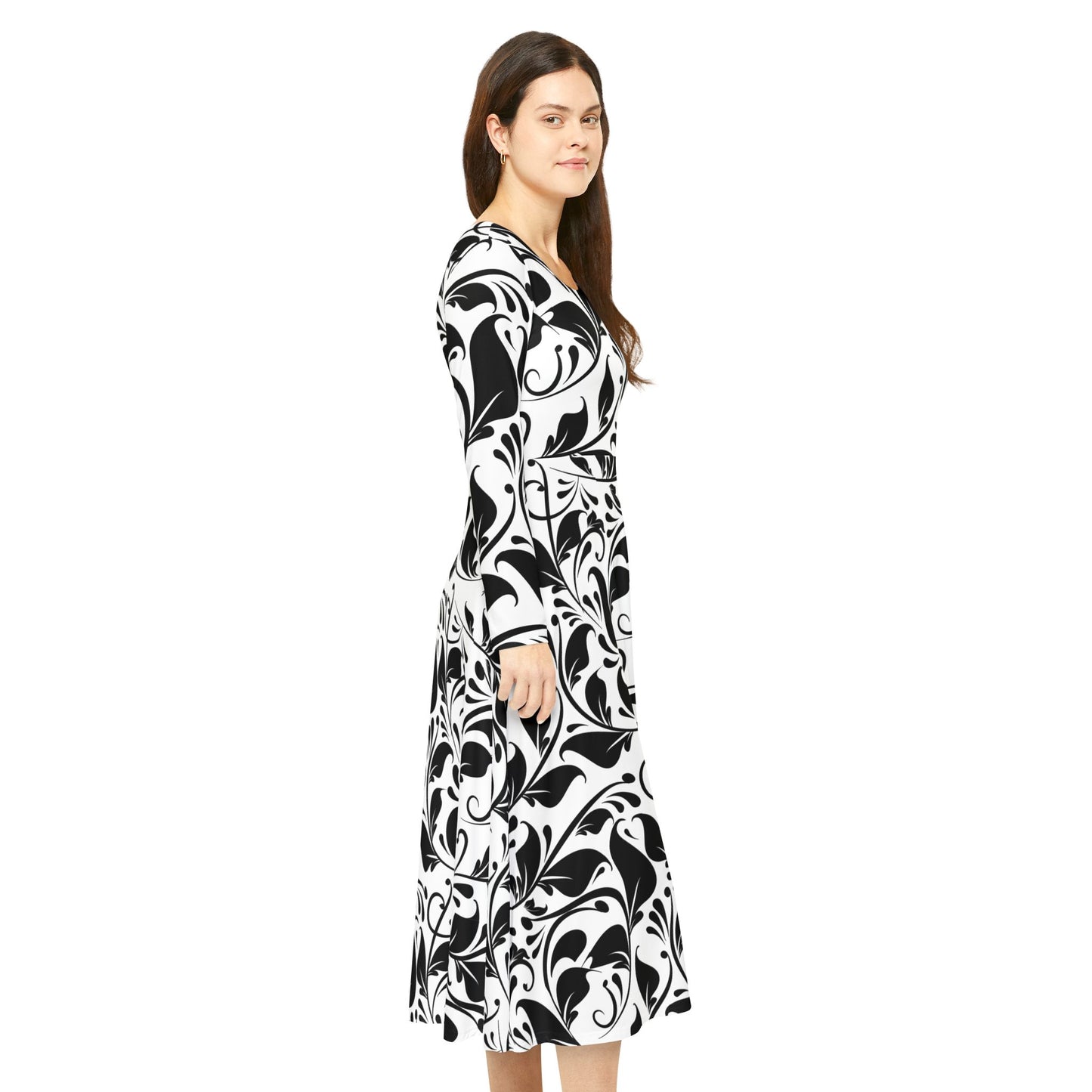 Tanzkleid - Schwarz-Weiß Modernes Design - Tanzkleid