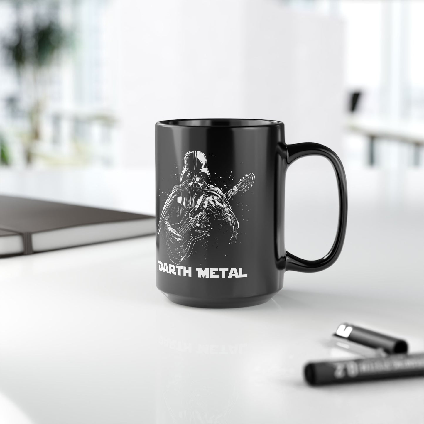 DARTH METAL - Black Coffee Mug - 15oz