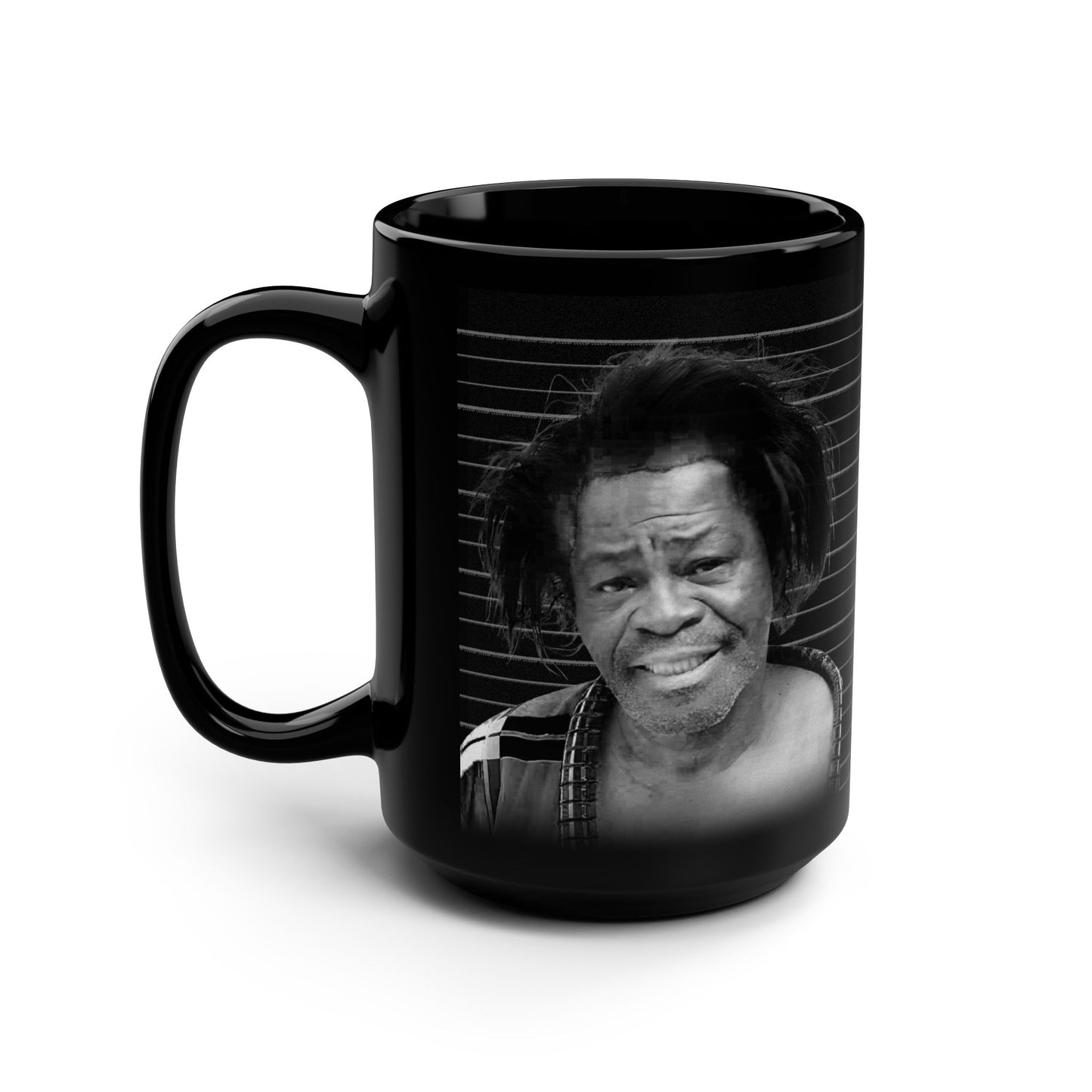 James – Mug Shot – Schwarze Kaffeetasse – 15 oz