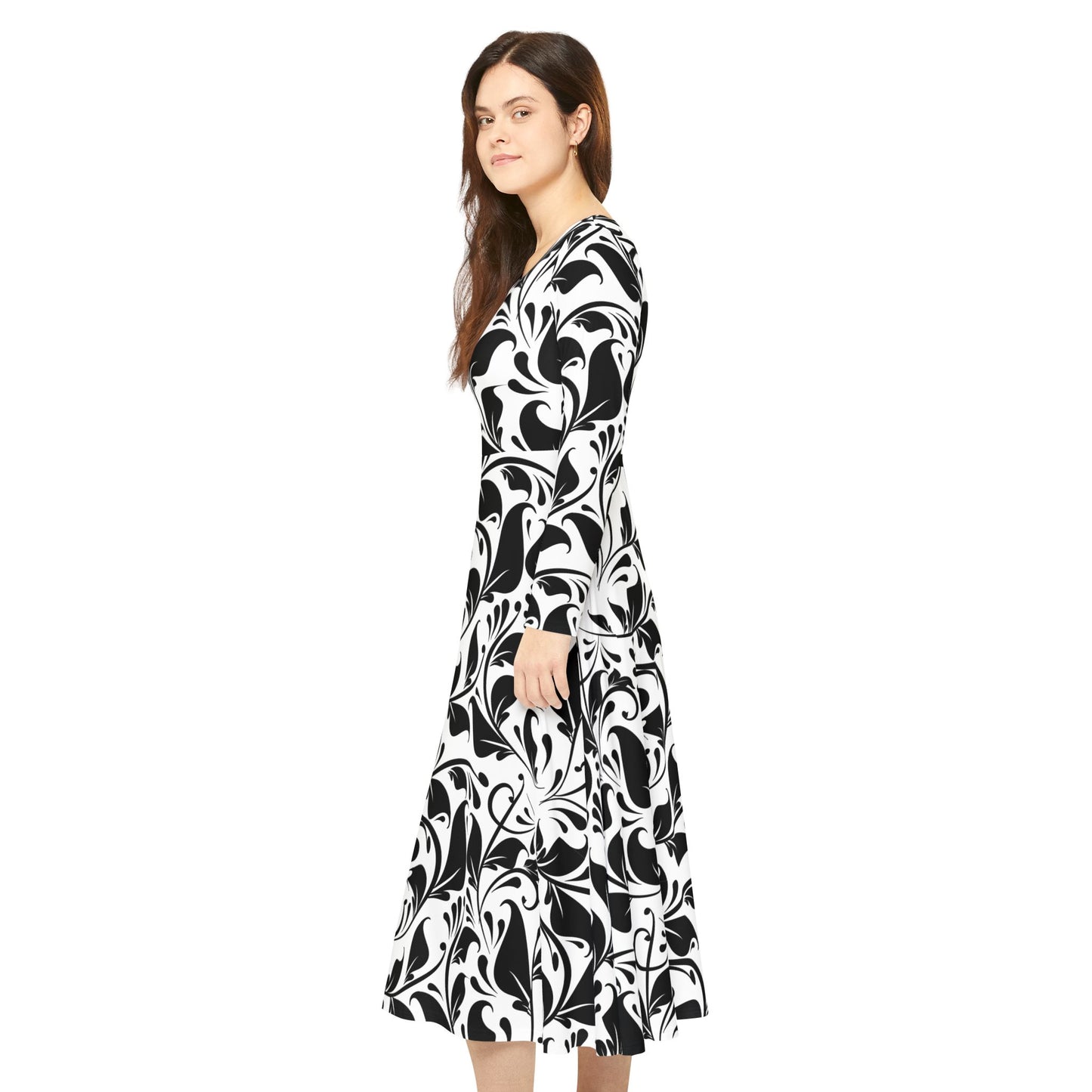 Tanzkleid - Schwarz-Weiß Modernes Design - Tanzkleid