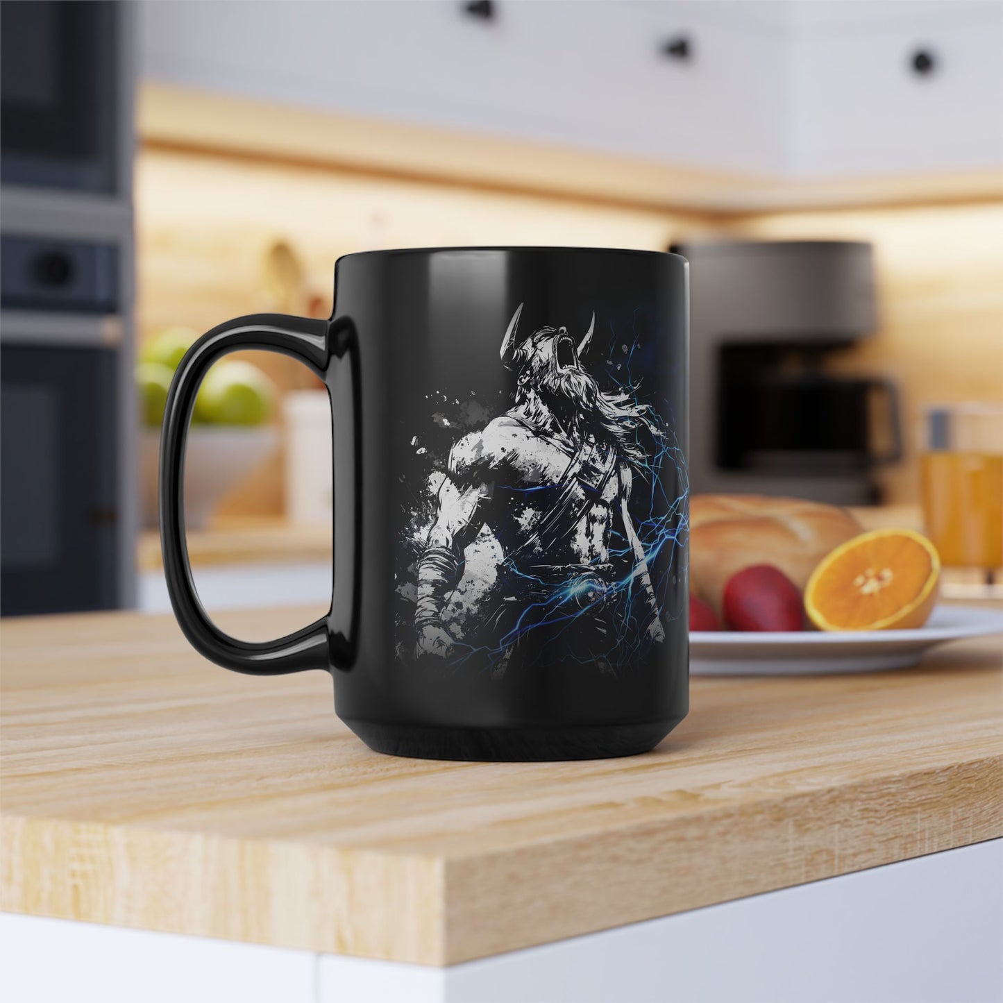 GRRRRRRR - Iron & Thunder Collection - Black Coffee Mug - 15oz