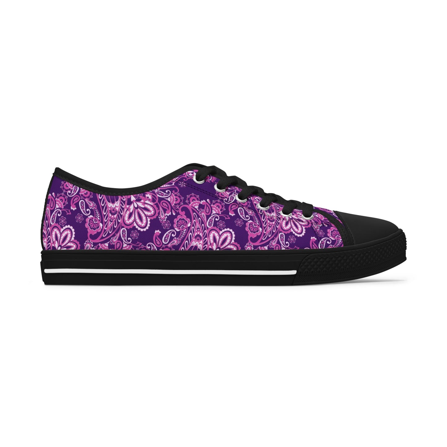 LILA PAISLEY - Niedrige Sneakers - ROTES BANDANA
