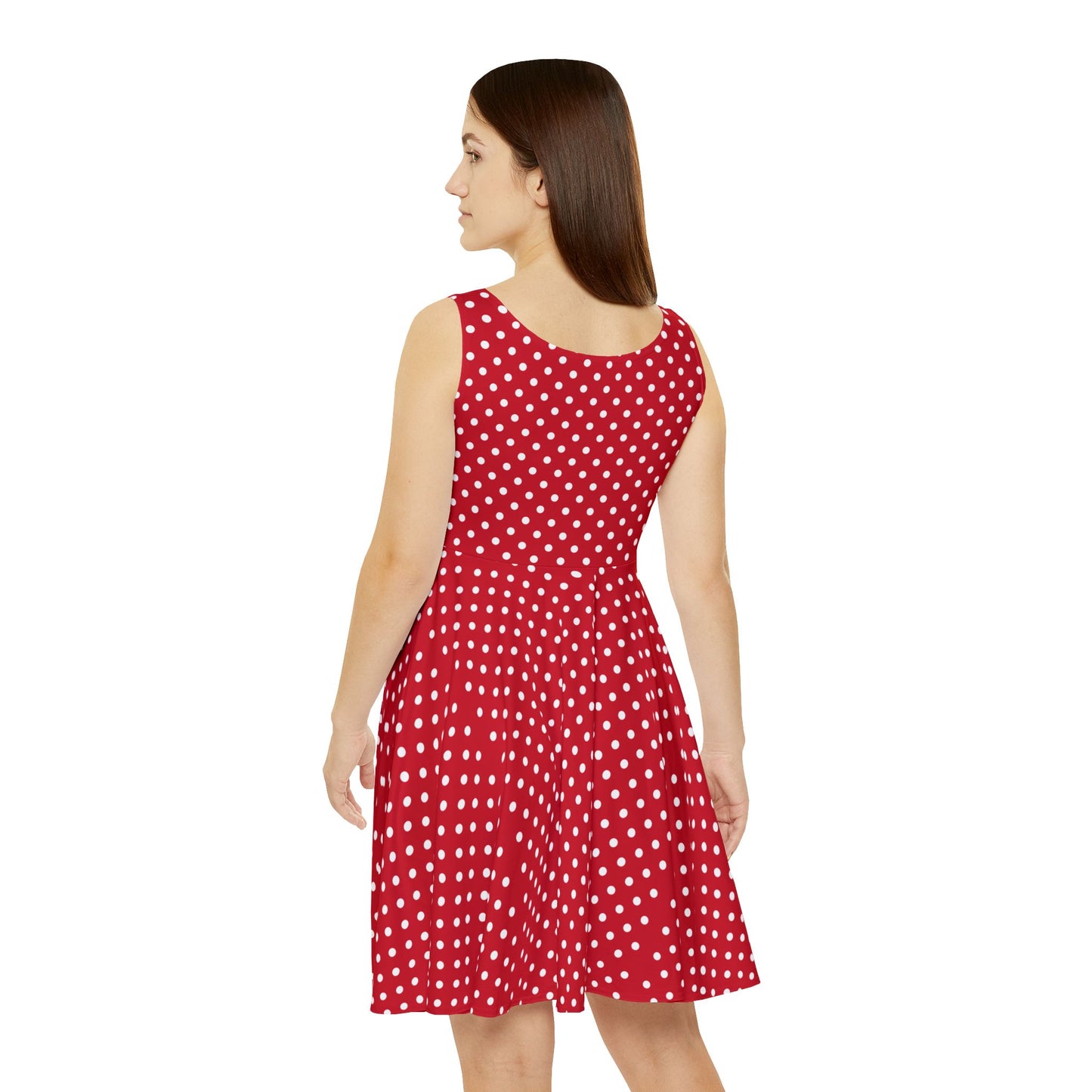 Retro-Skaterkleid mit Punkten für Damen – perfekt für Sommerpicknicks und Partys