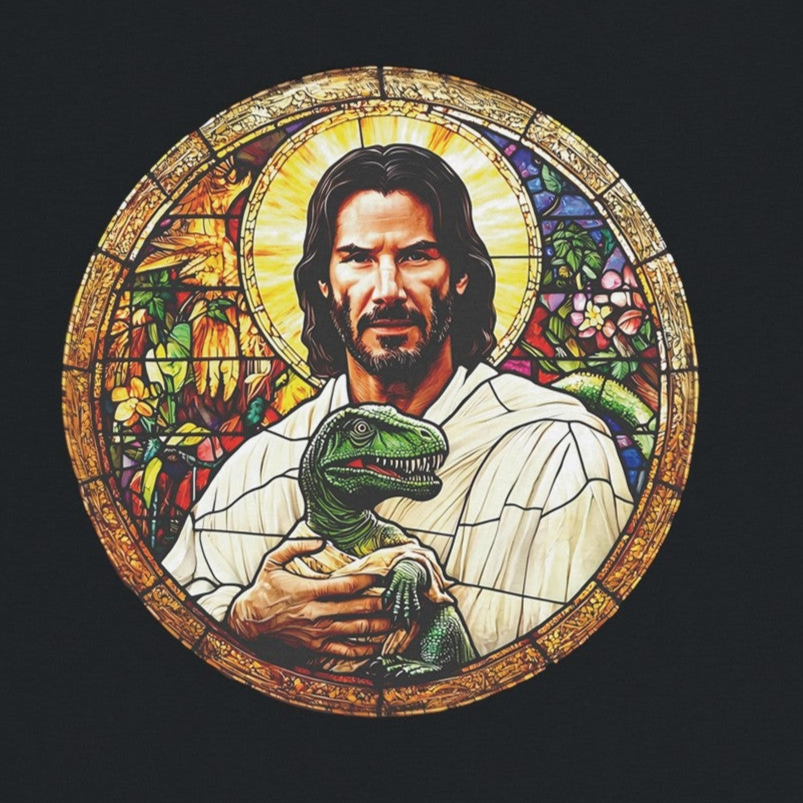 St. Keanu – Klassisches Unisex-T-Shirt mit Rundhalsausschnitt | Gildan® 64000