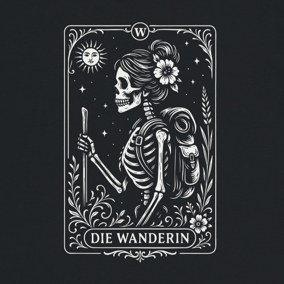 Die Wanderin – Schweres, weiches und bequemes Unisex-T-Shirt mit Rundhalsausschnitt | Gildan® 5000