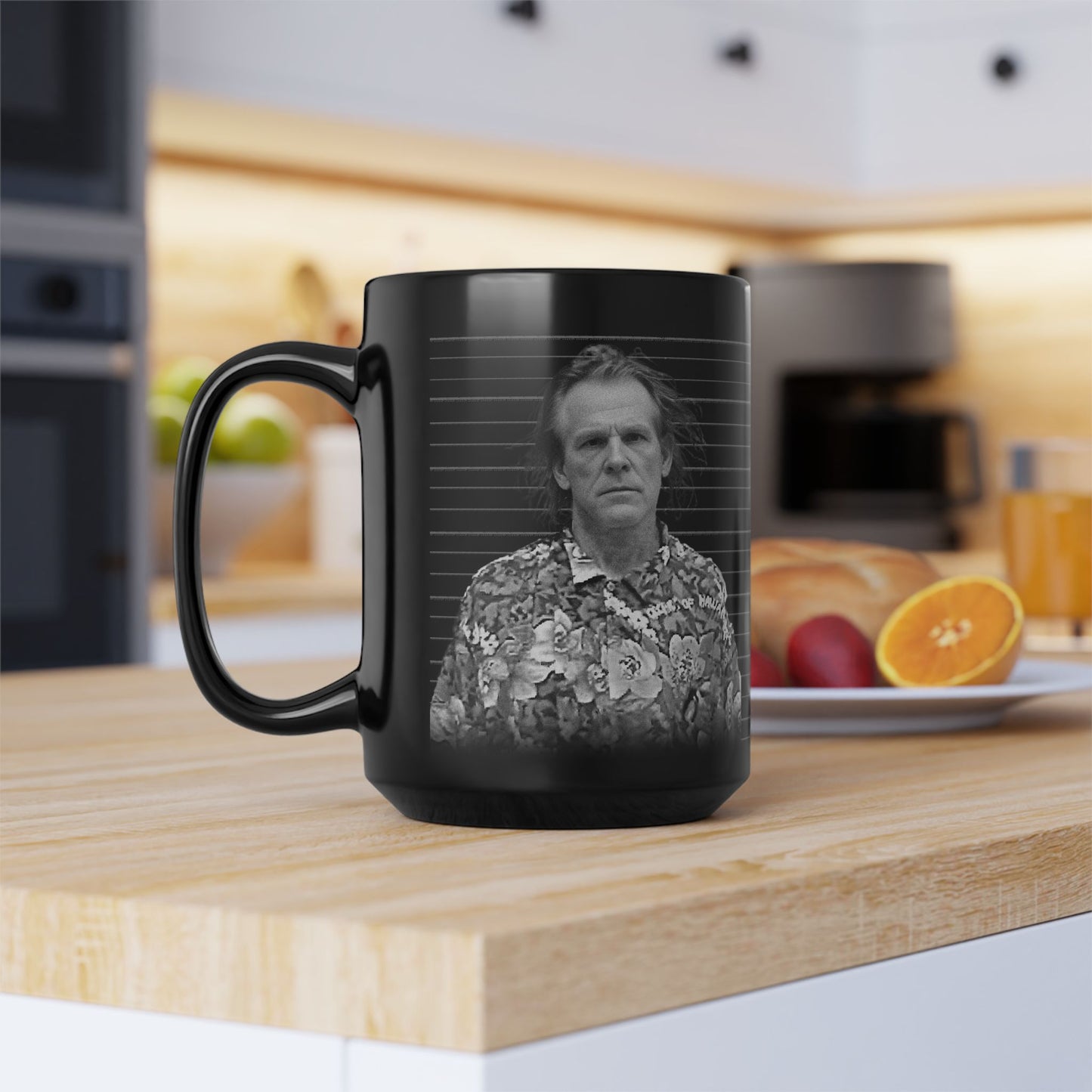 Nick – Mug Shot – Schwarze Kaffeetasse – 15 oz
