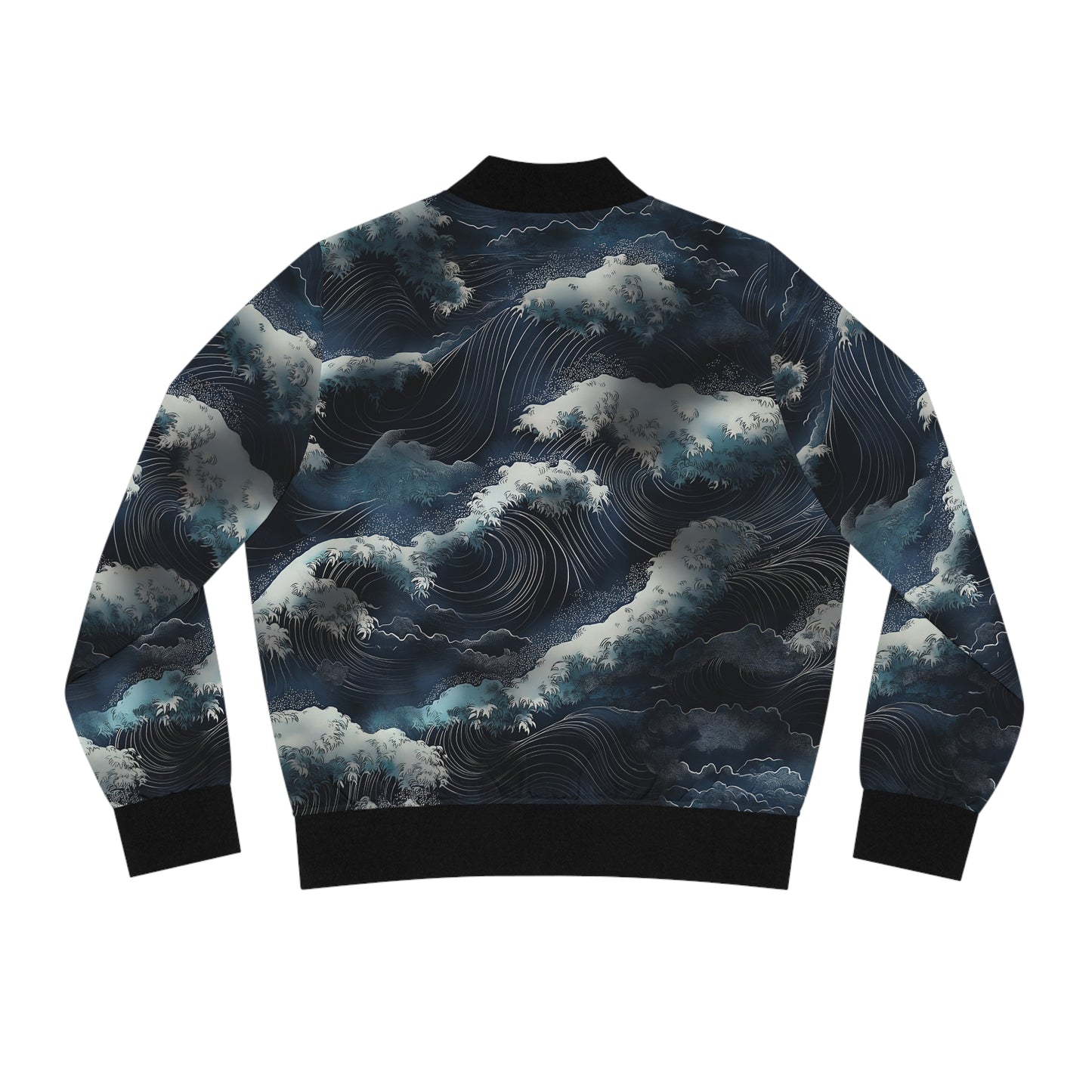 Ocean Waves - Damen Bomberjacke - Schickes Design für den Alltag