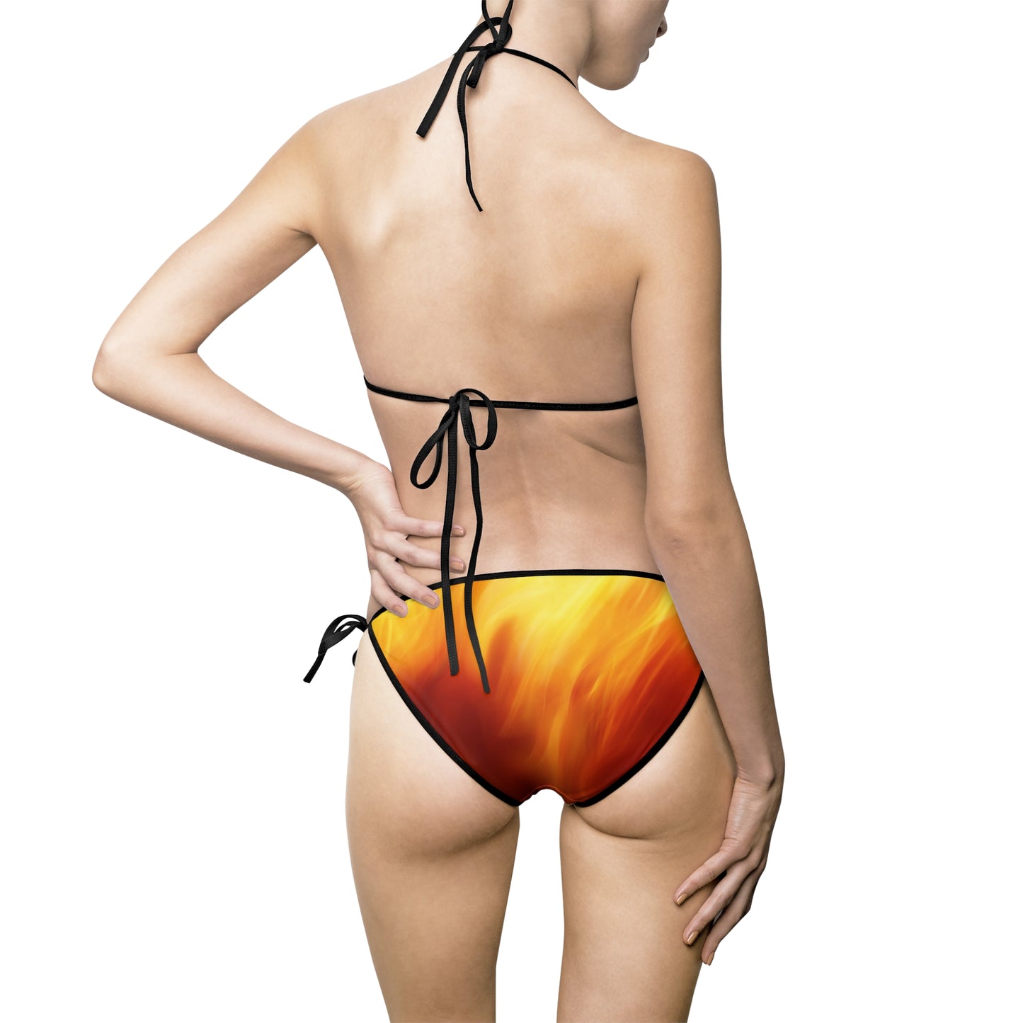Bikini Swimsuit - Fire Design