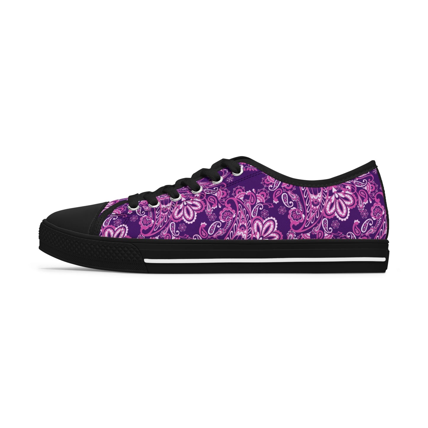 LILA PAISLEY - Niedrige Sneakers - ROTES BANDANA