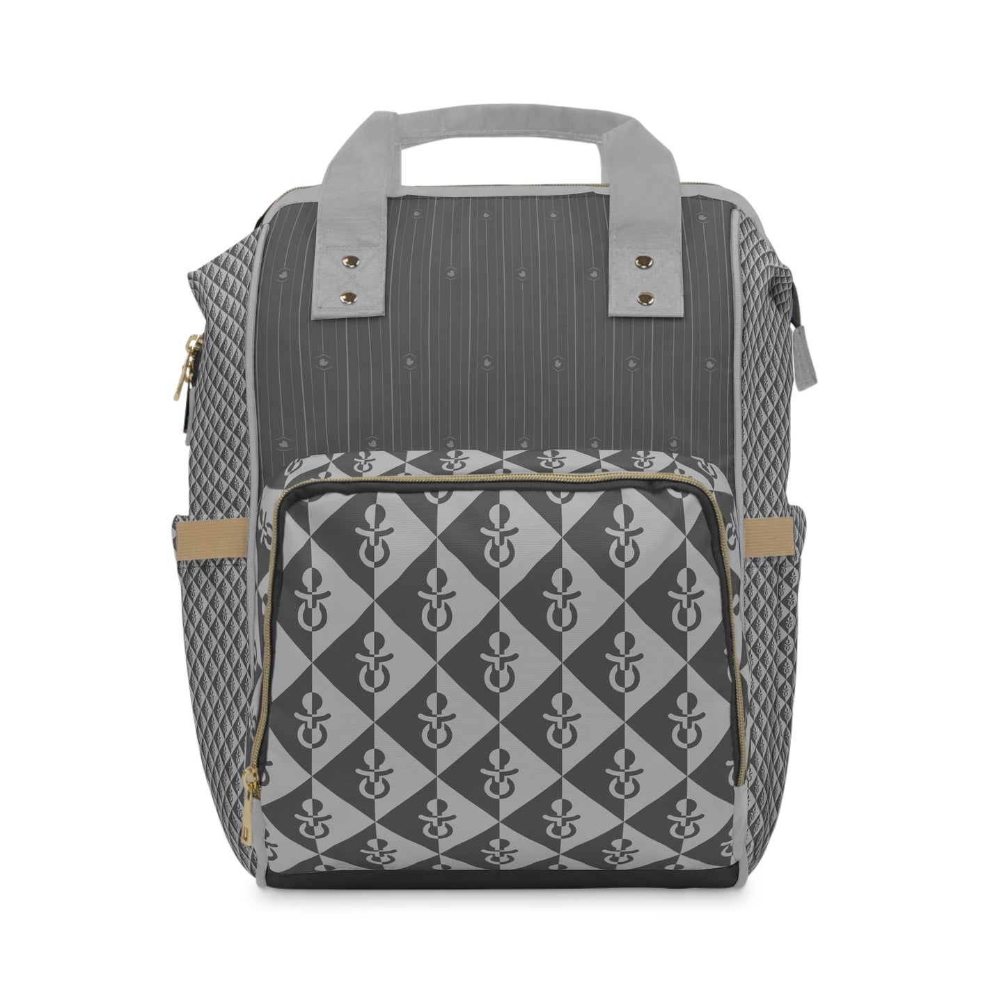 Multifunktionaler Wickelrucksack - Elegantes Grau