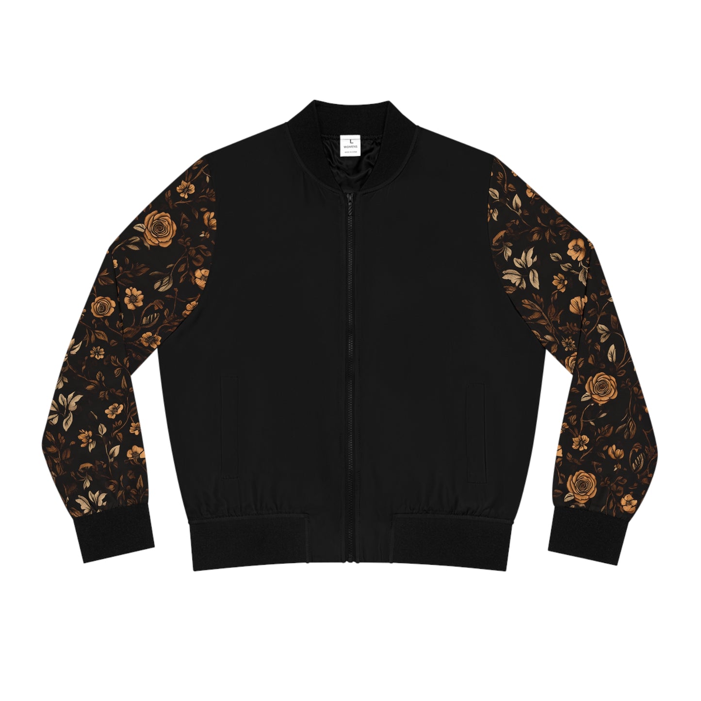 Elegante florale Bomberjacke für Damen – stilvolle Oberbekleidung für den Frühling