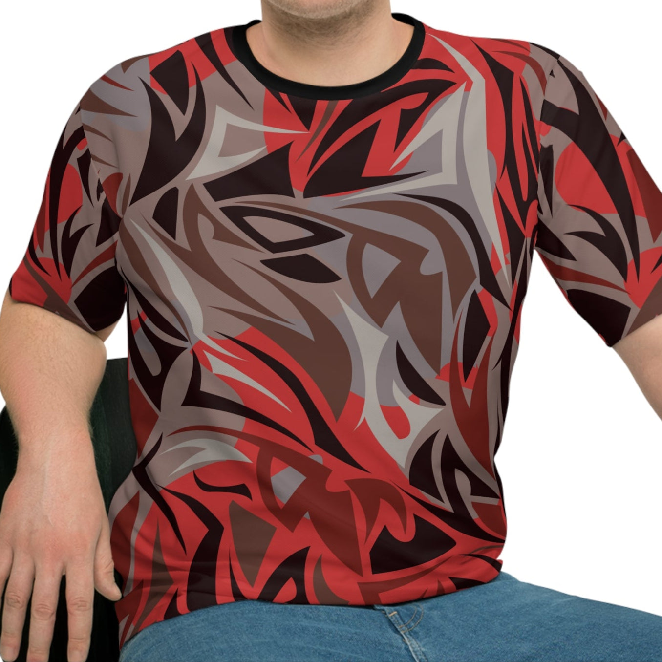 Maori Camouflage – Schweres, weiches und bequemes Unisex-T-Shirt mit Rundhalsausschnitt | Gildan® 6400