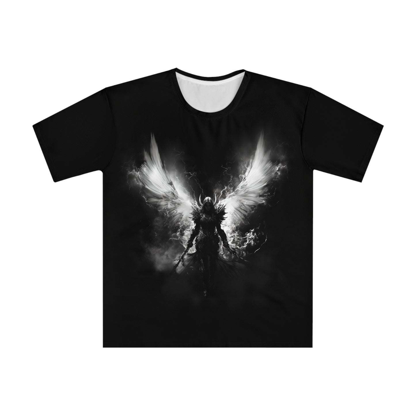 Lockeres T-Shirt – Angelic Warrior Grafik-T-Shirt