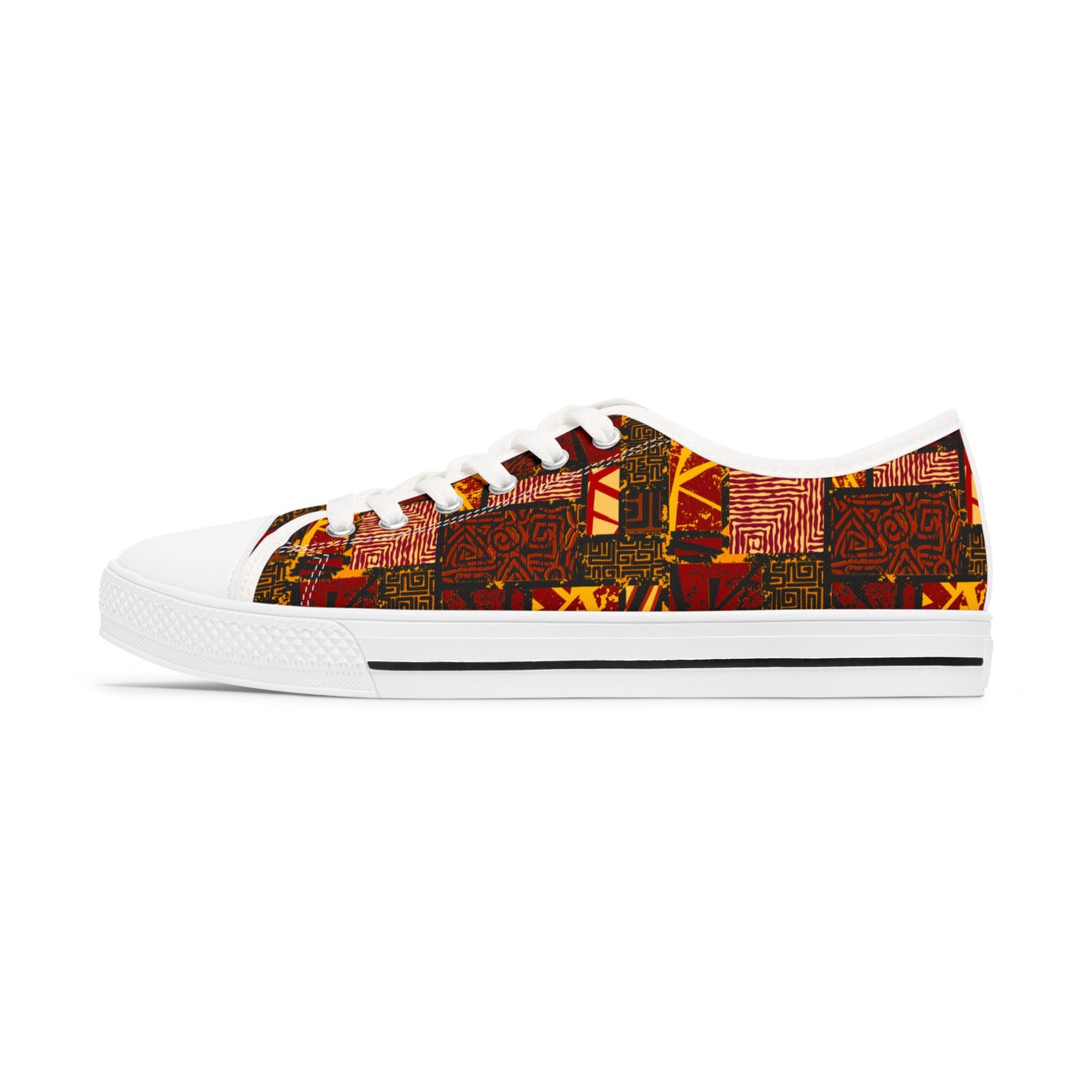 African Summer – Low-Top-Sneakers für Damen – Stilvolles und bequemes Schuhwerk für alltägliche Abenteuer