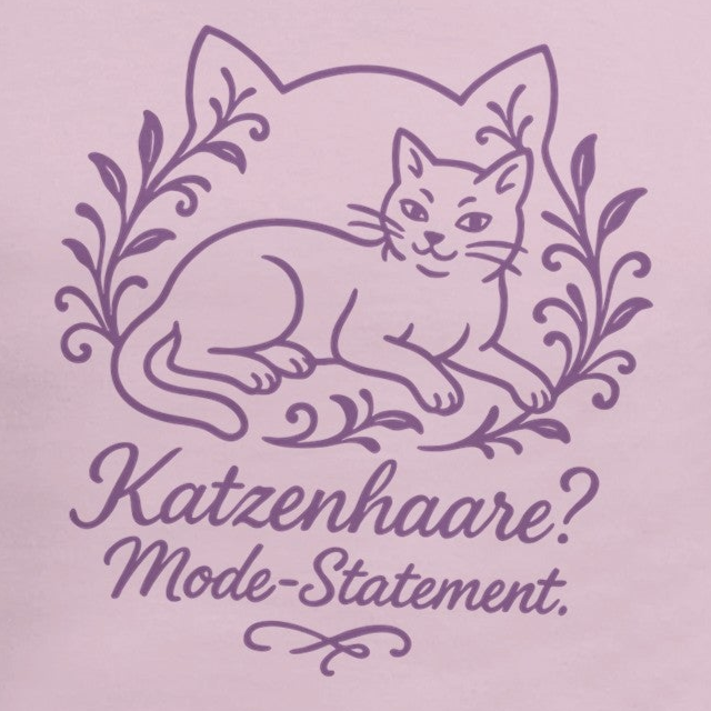Katzenhaare? Mode-Statement - Katzen Heavyweight Unisex Crewneck T-Shirt | Gildan® 5000
