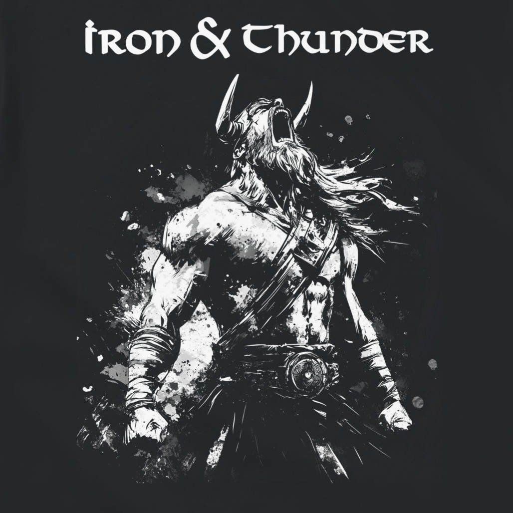Odins BRÜLLEN – Iron & Thunder Kollektion – Schweres Unisex-T-Shirt mit Rundhalsausschnitt | Gildan® 5000