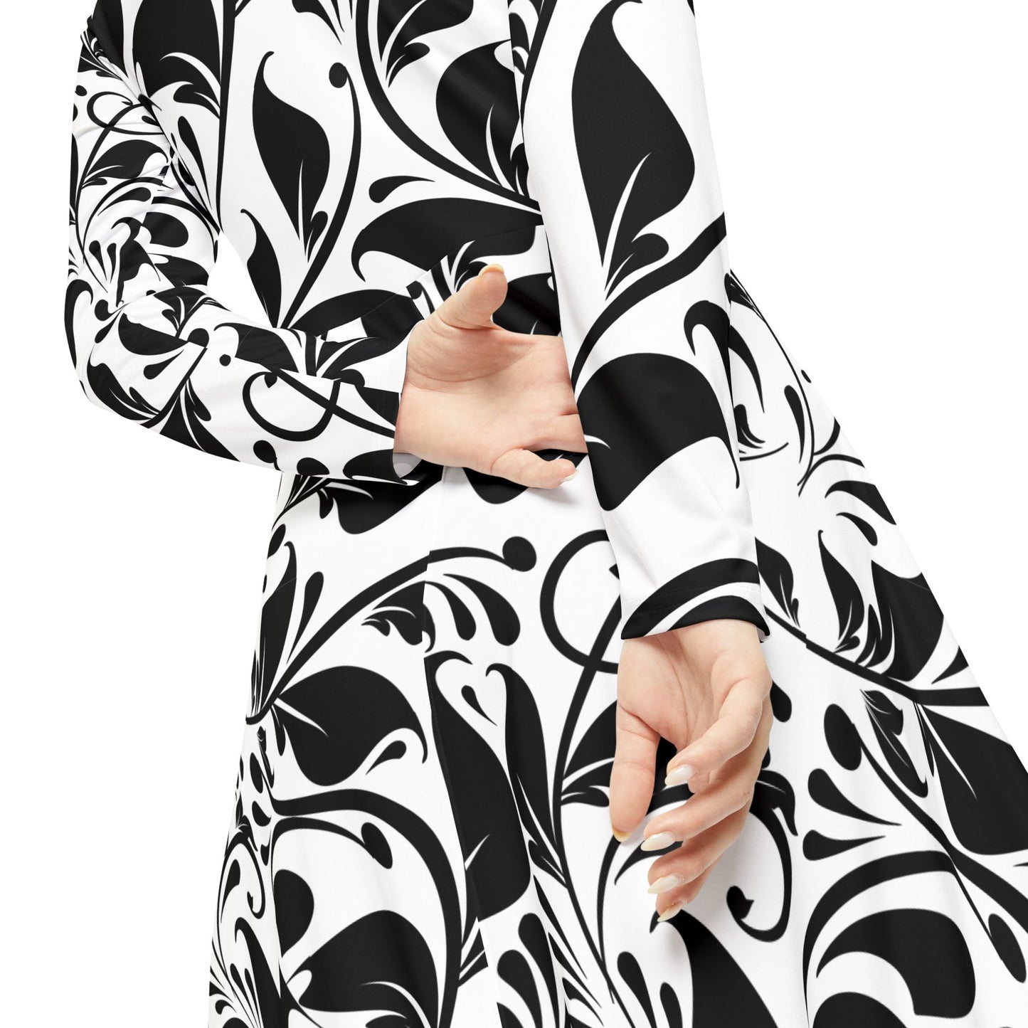 Tanzkleid - Schwarz-Weiß Modernes Design - Tanzkleid