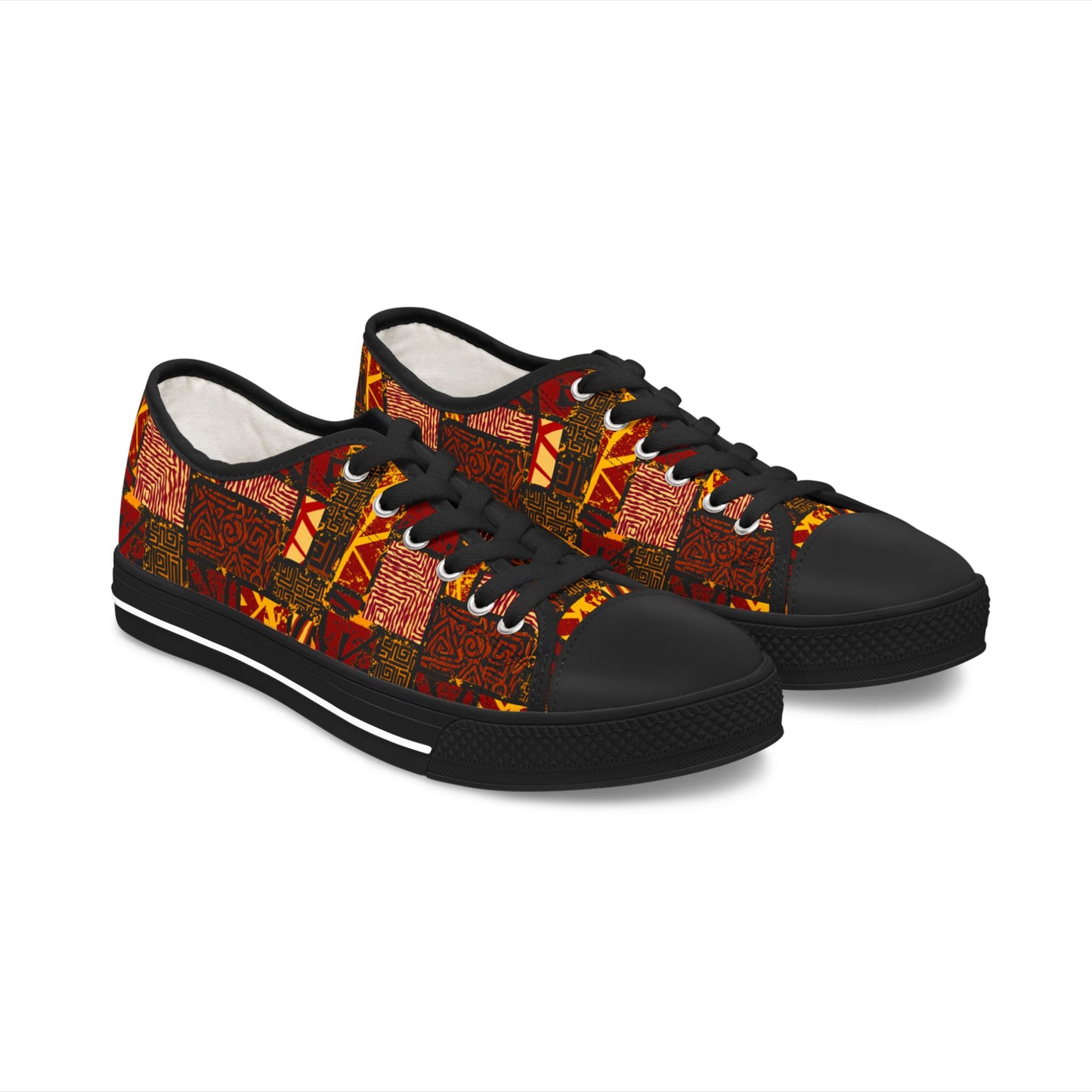 African Summer – Low-Top-Sneakers für Damen – Stilvolles und bequemes Schuhwerk für alltägliche Abenteuer
