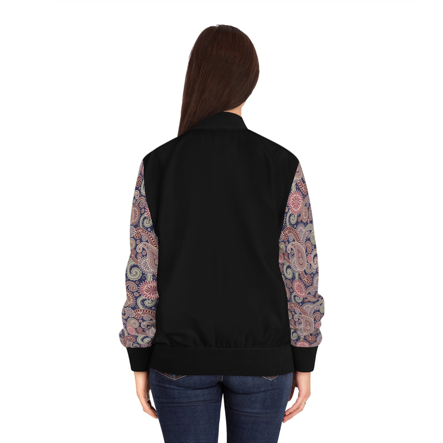 Paisley - Damen Bomberjacke - Schickes Design für den Alltag