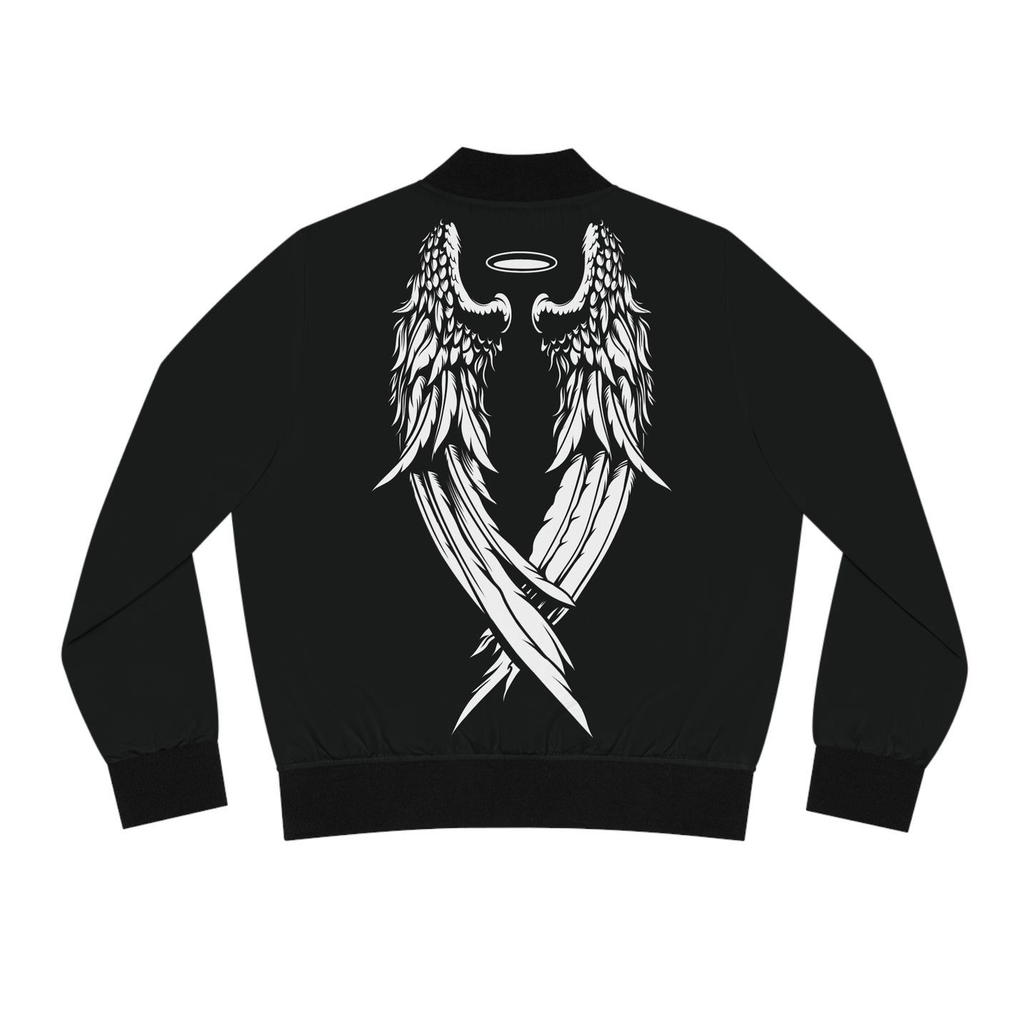 Angel Wings – Bomberjacke mit schickem Blumendesign für den Alltag