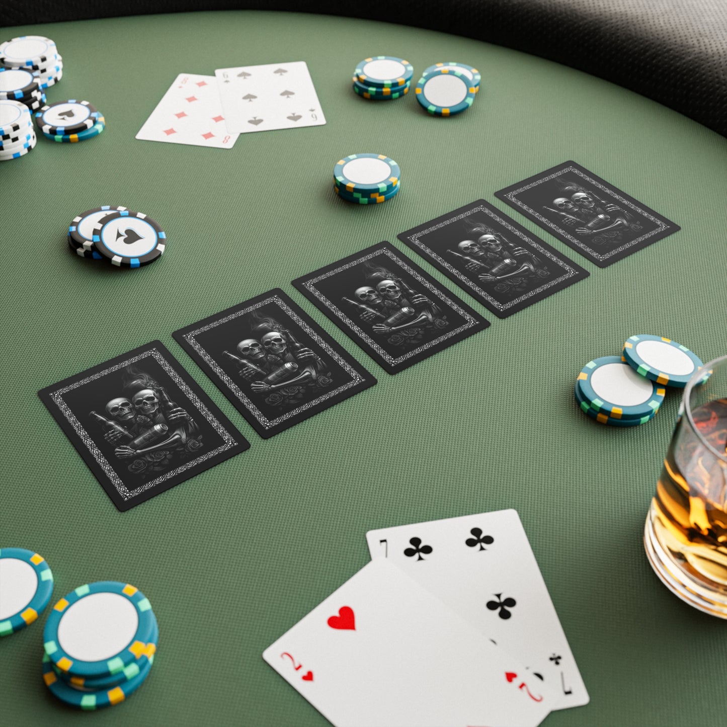 Party Never Ends Poker Cards Set - Premium Playing Deck for Game Nights