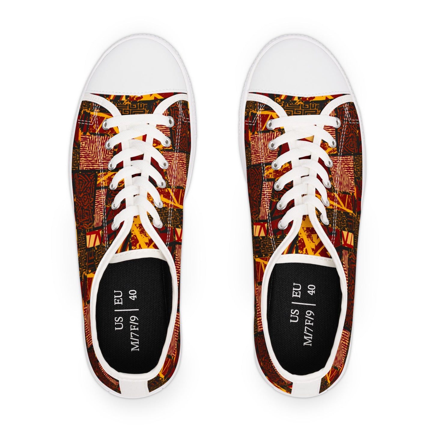 African Summer – Low-Top-Sneakers für Damen – Stilvolles und bequemes Schuhwerk für alltägliche Abenteuer