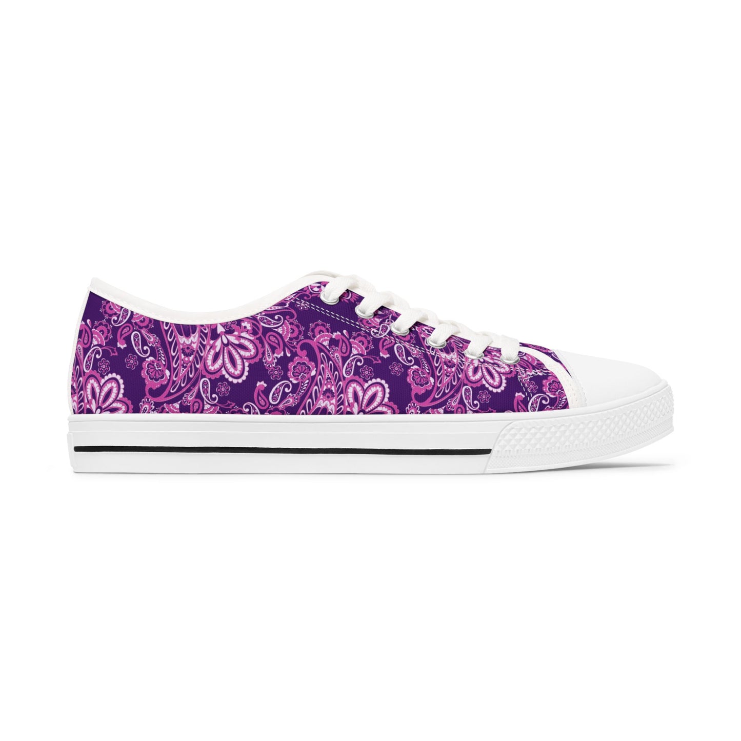 LILA PAISLEY - Niedrige Sneakers - ROTES BANDANA