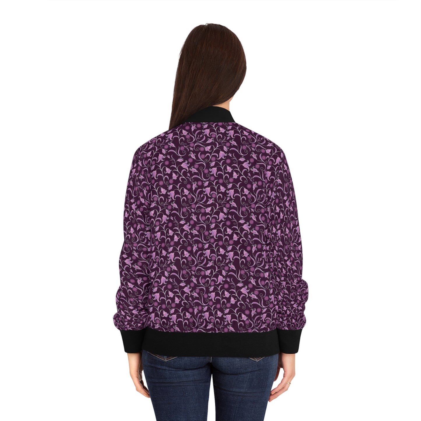 Purple Ivy – Damen Bomberjacke – Schickes Design für den Alltag