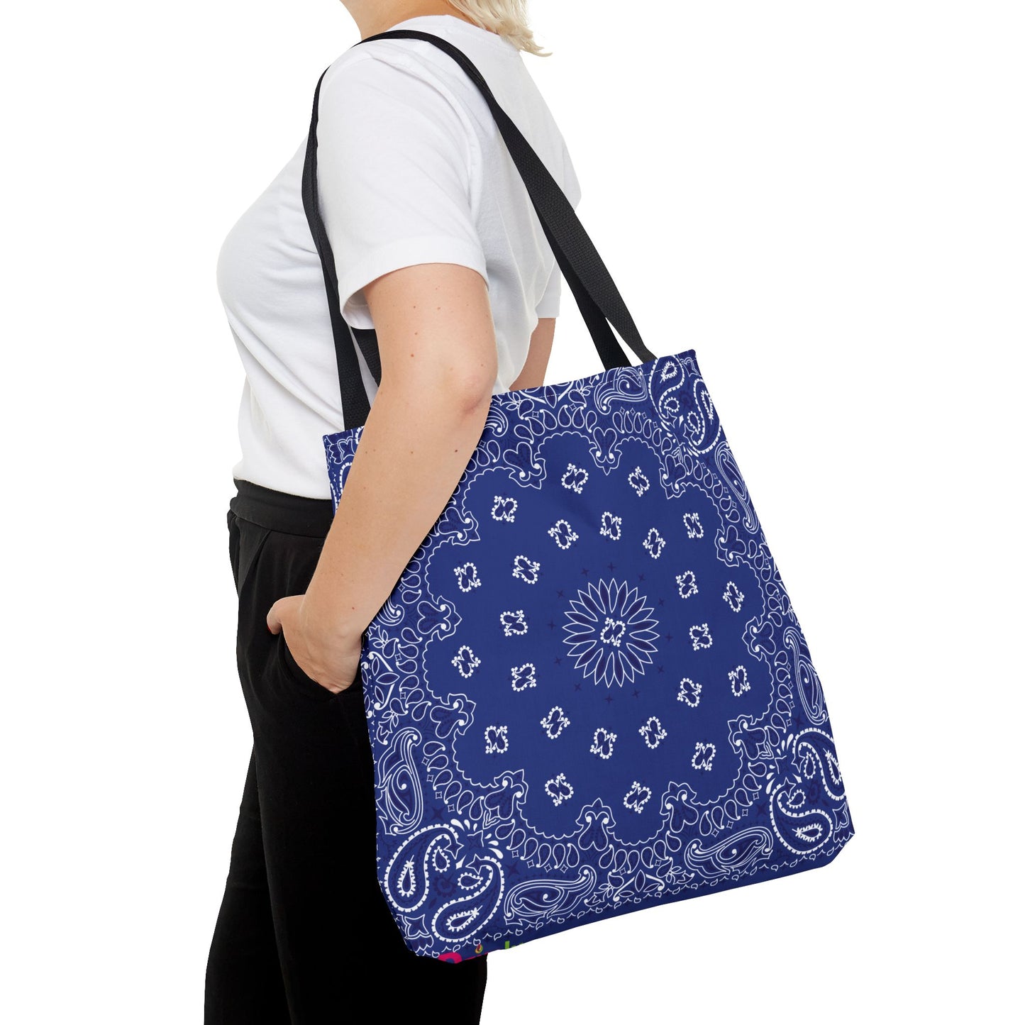 Einkaufstasche - BLAUES BANDANA