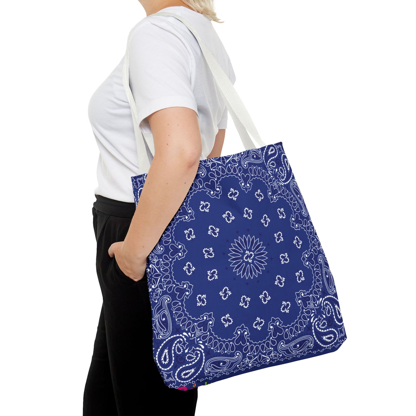 Einkaufstasche - BLAUES BANDANA