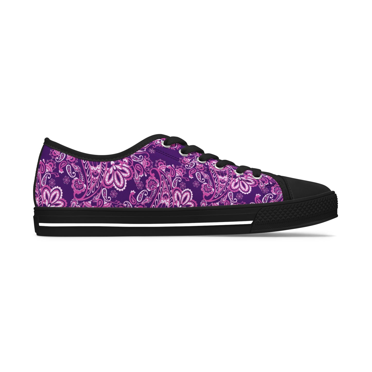 LILA PAISLEY - Niedrige Sneakers - ROTES BANDANA