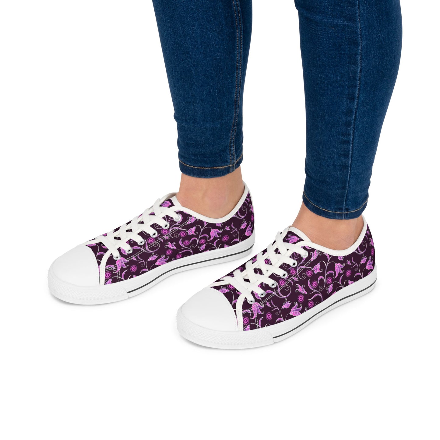Purple Ivy – Low-Top-Sneaker für Damen – Stilvolles und bequemes Schuhwerk für alltägliche Abenteuer