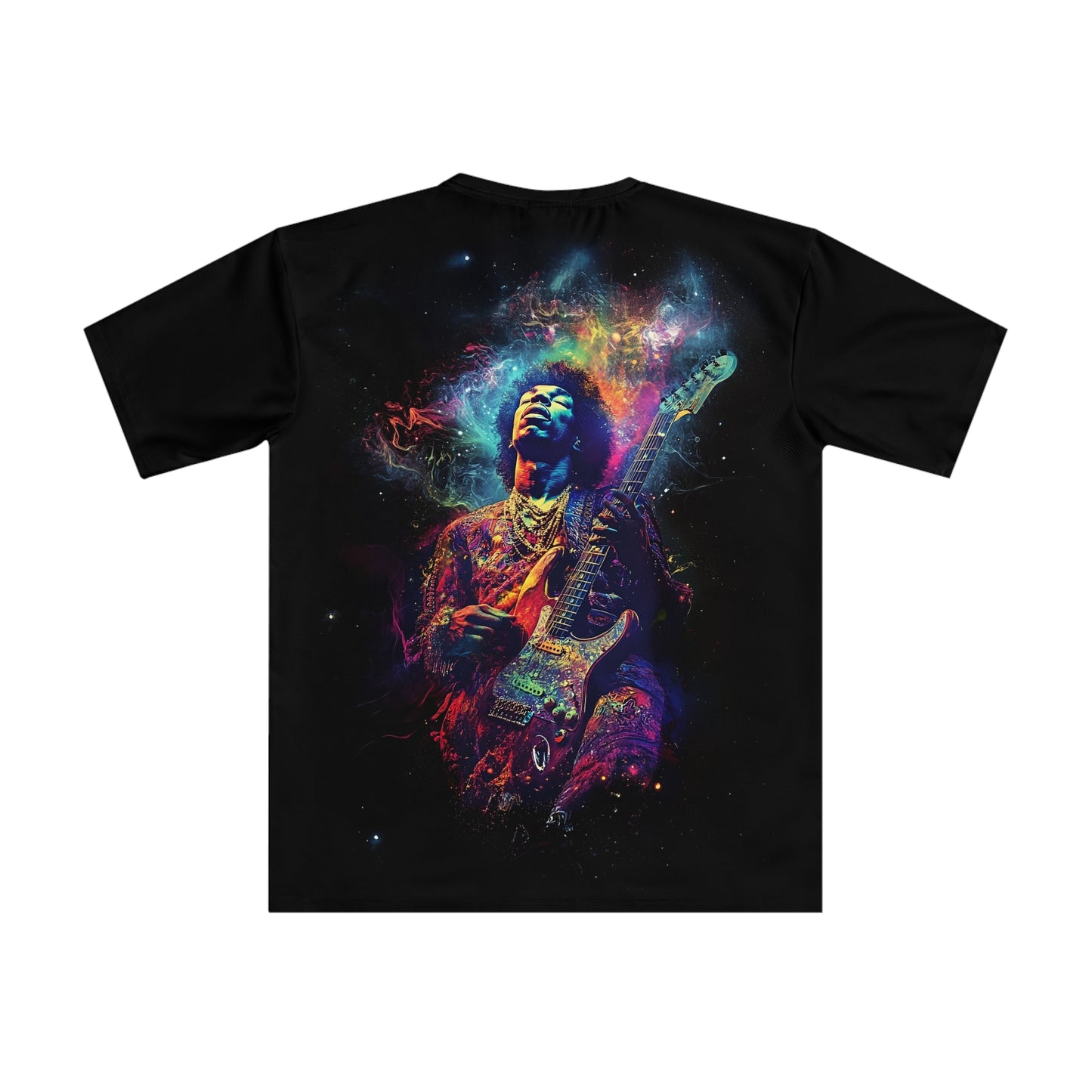 Jimi Hendrix Cosmic Vibe T-Shirt – Buntes Grafik-T-Shirt