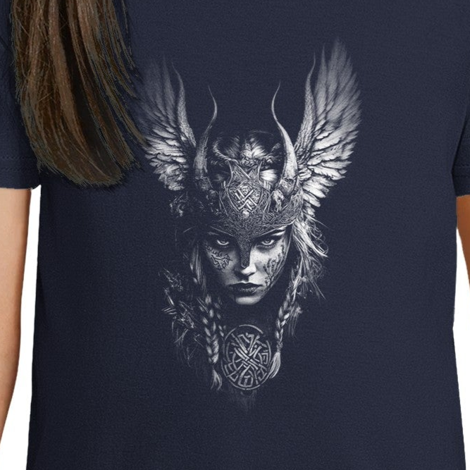 Valkyrie T-Shirt – farbenfrohes Design, umweltfreundliche Baumwolle, bequeme Passform für Kinder