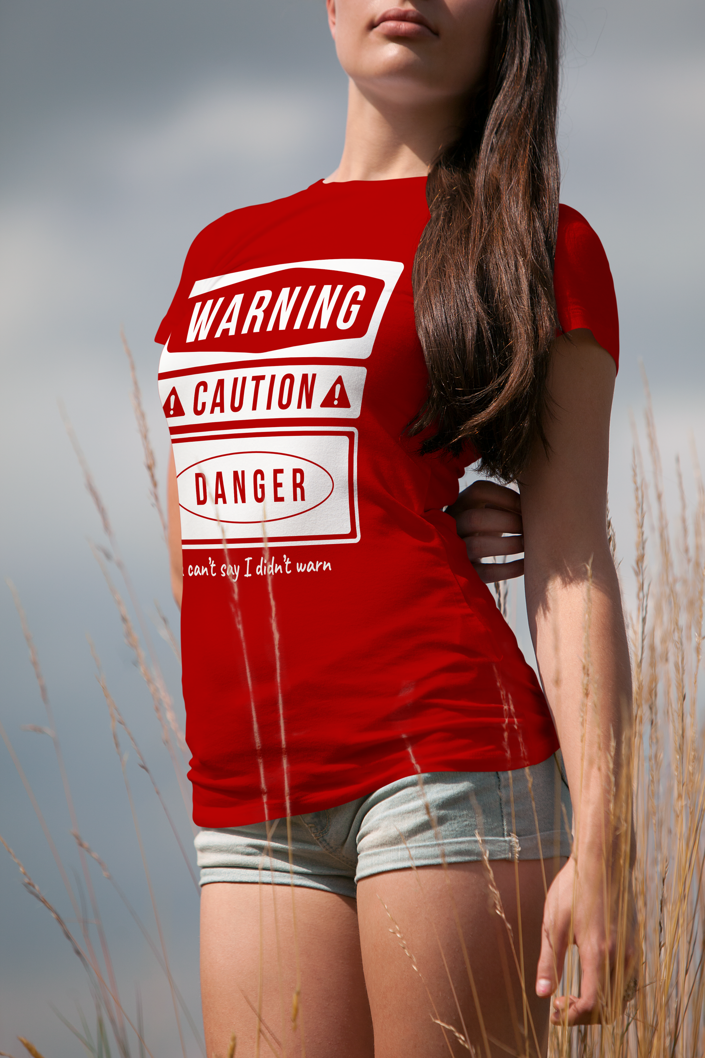 Sie können nicht sagen, Sie wären nicht gewarnt worden. – Klassisches Unisex-T-Shirt mit Rundhalsausschnitt | Gildan® 64000