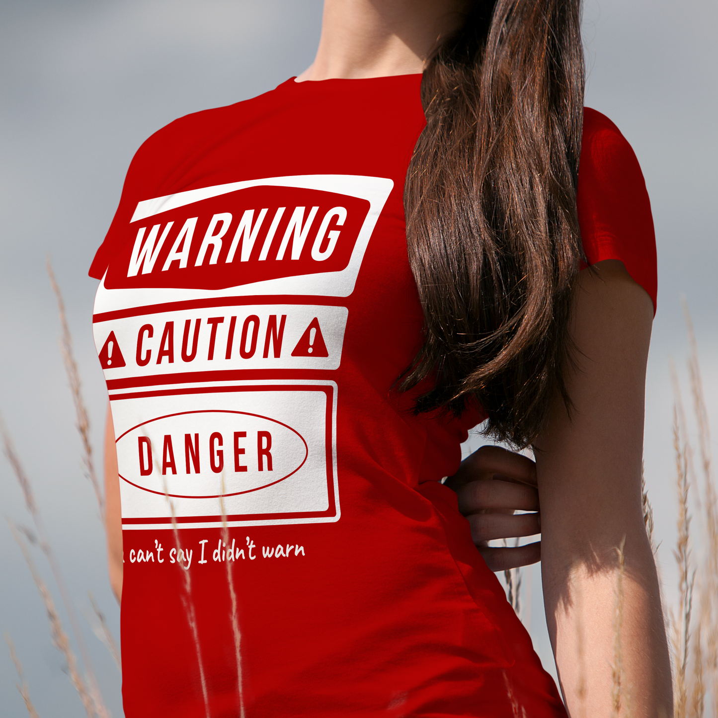 Sie können nicht sagen, Sie wären nicht gewarnt worden. – Klassisches Unisex-T-Shirt mit Rundhalsausschnitt | Gildan® 64000
