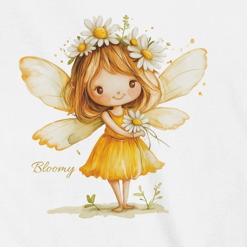 Bloomy - Klassisches Baby-T-Shirt mit Rundhalsausschnitt