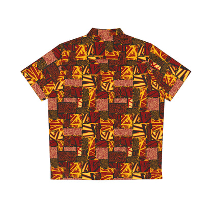 Afrikanisches Sommer-Hawaiihemd für Herren – Beach Vibe Sommerausrüstung