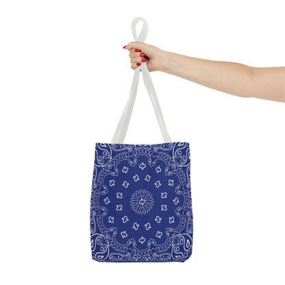 Einkaufstasche - BLAUES BANDANA