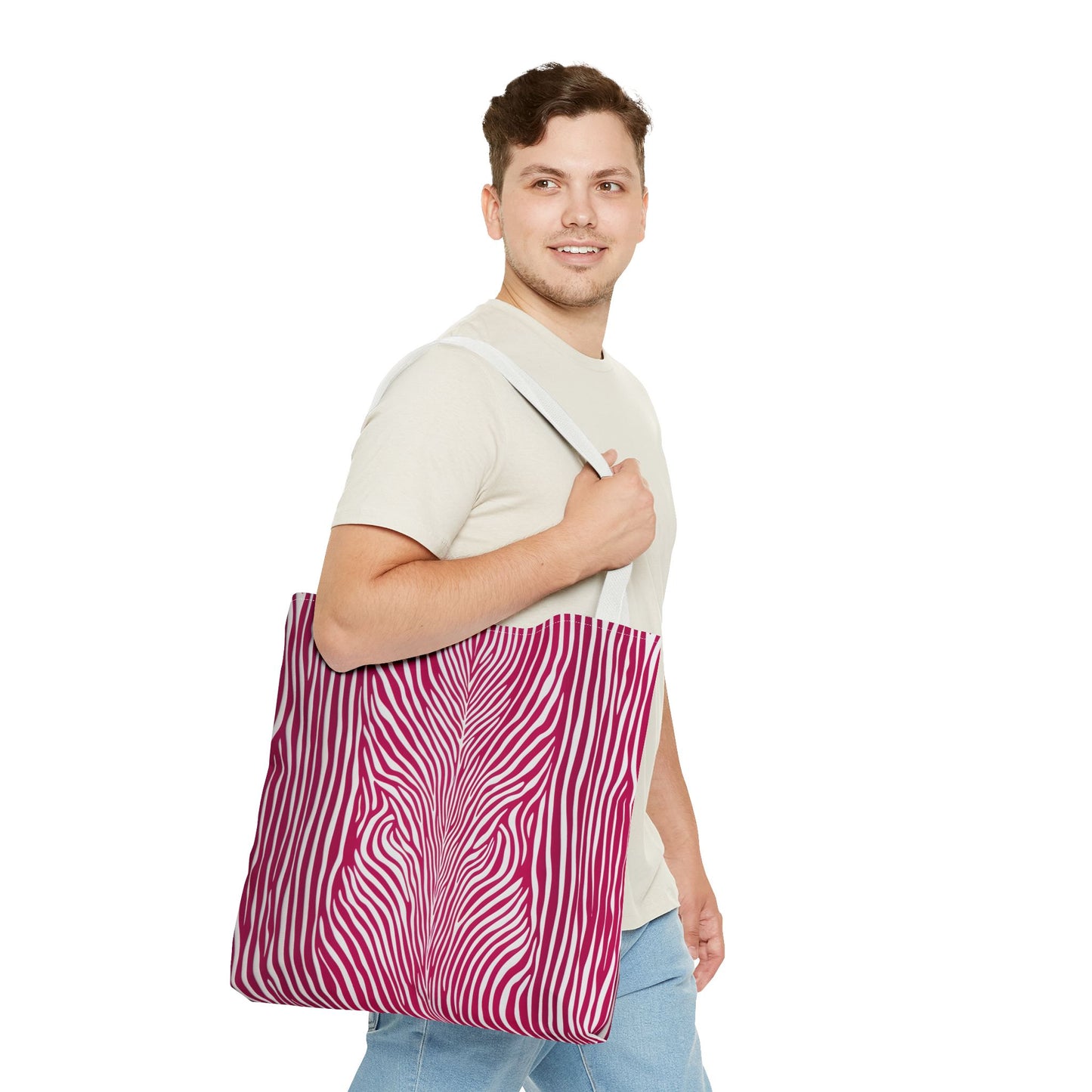 Einkaufstasche Rosa Zebra