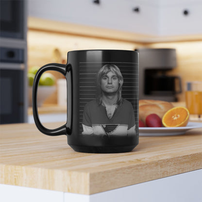 Ozzie – Mug Shot – Schwarze Kaffeetasse – 15 oz 