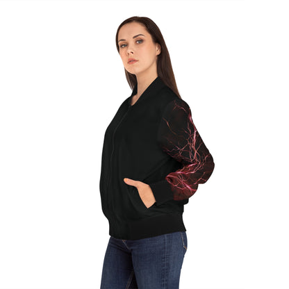 Red Lightning – Bomberjacke mit schickem Design für den Alltag