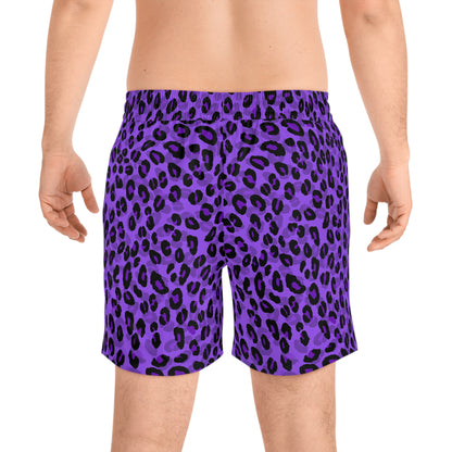 Purple Leopard - Swim Shorts - Hot Summer Vibes